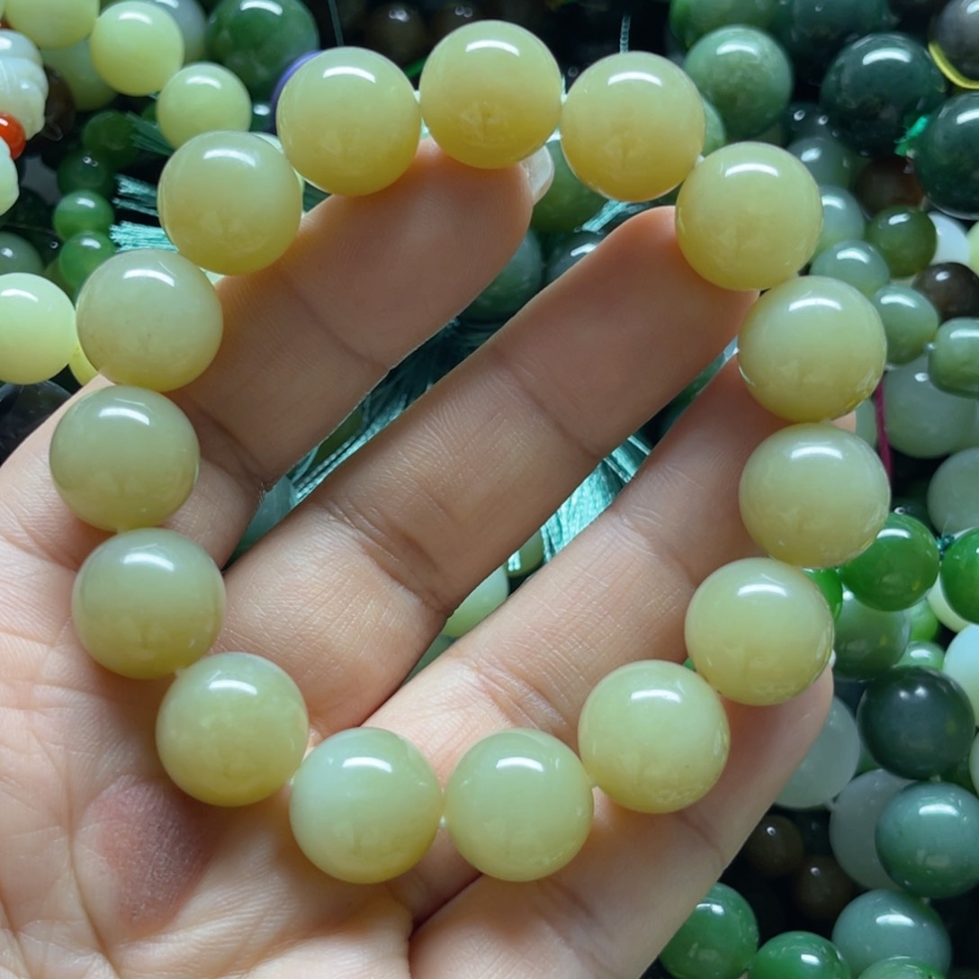 和田玉手链未镶嵌