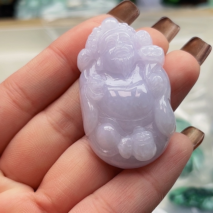 翡翠未镶嵌颈饰挂件