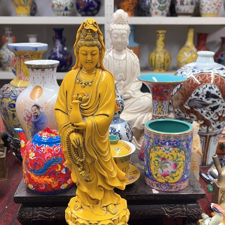 瓷片摆件家居设计风格