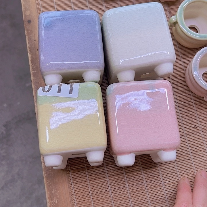 红陶陶瓷花盆当场满12包邮