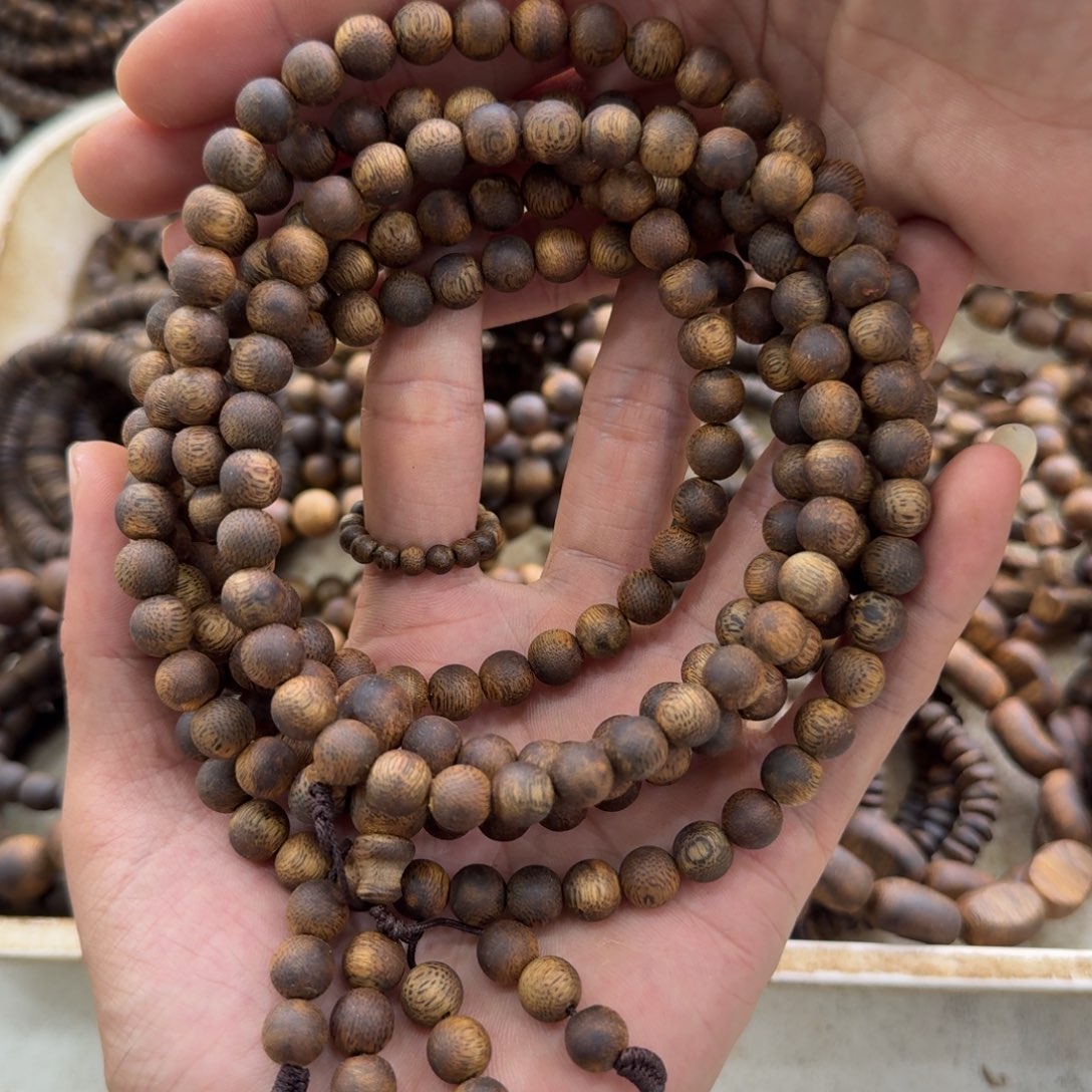 沉香碎屑沉香多圈0.8乌身26克多样性发一