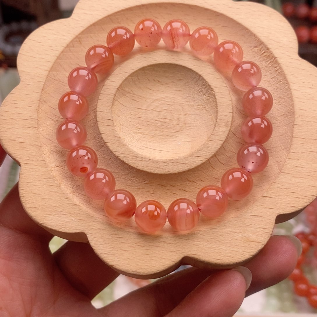 南红玛瑙手链未镶嵌忍***台