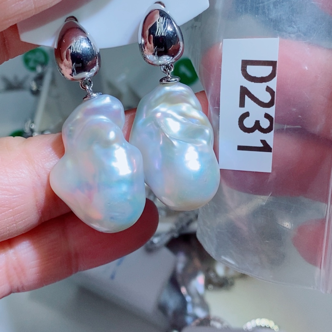 。***。淡水珍珠银S925镶嵌其他