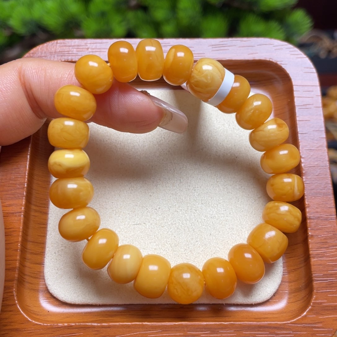 未镶嵌蜜蜡手链手串