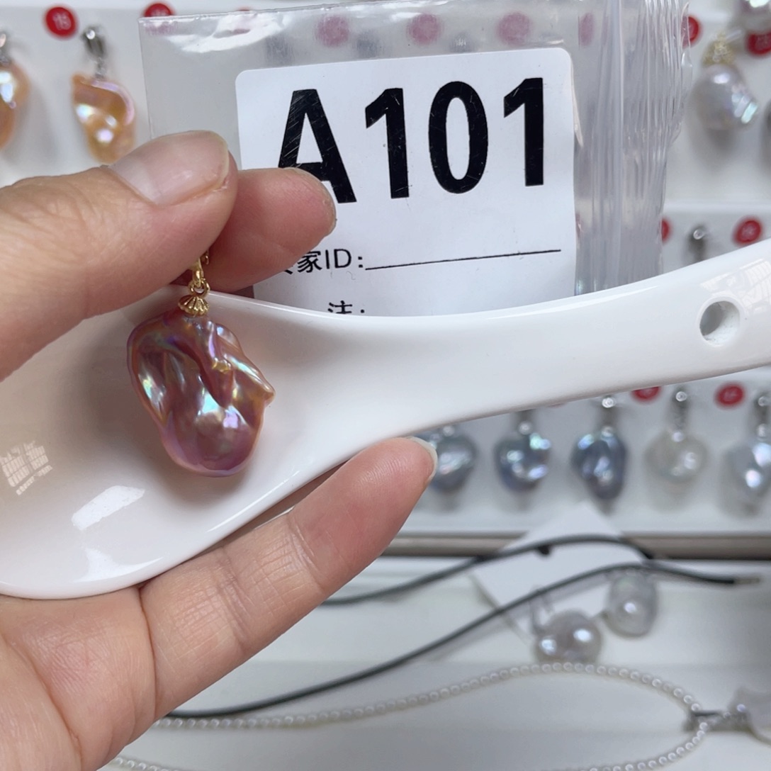 淡水珍珠巴洛克银S925镶嵌