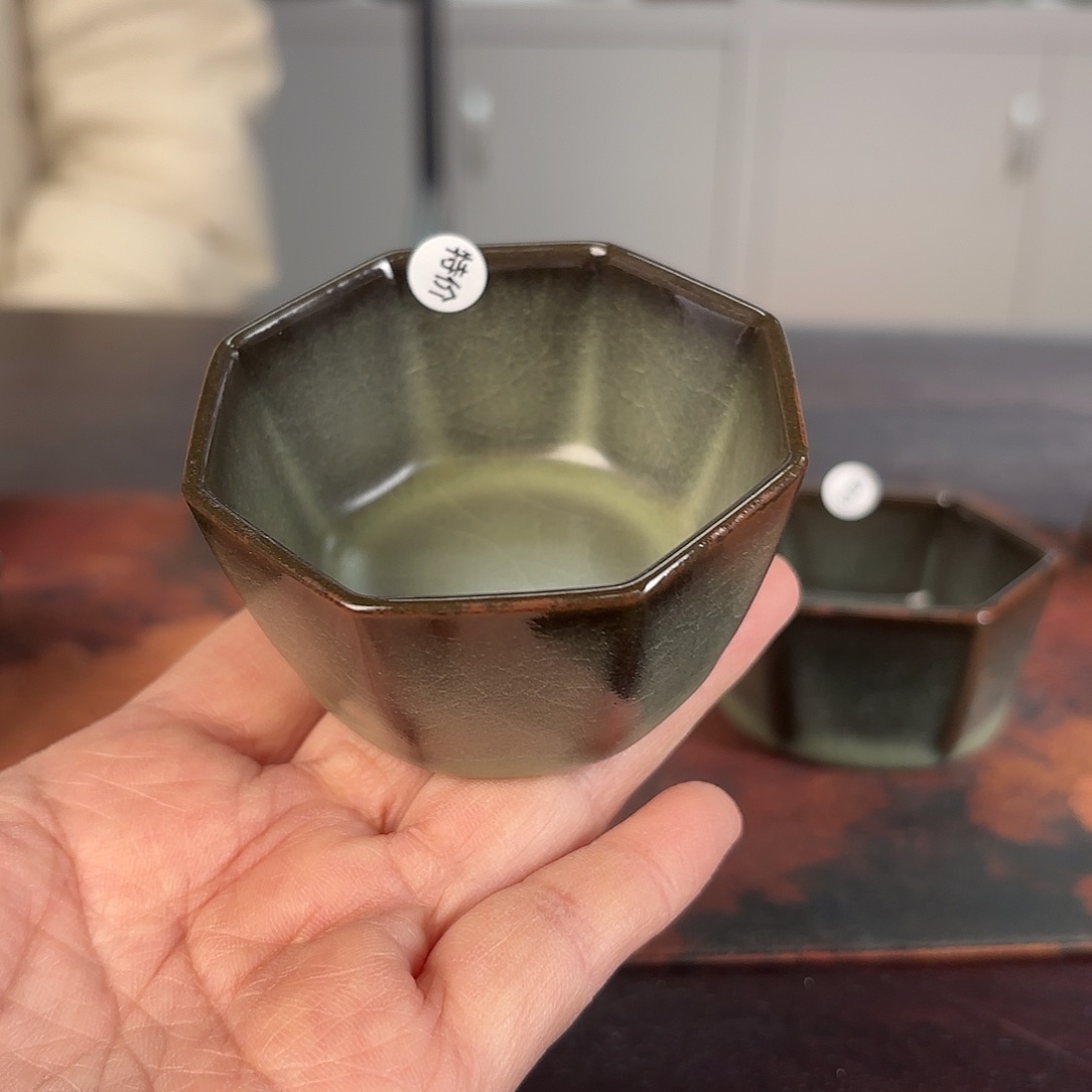 龙泉云间青瓷小米茶器