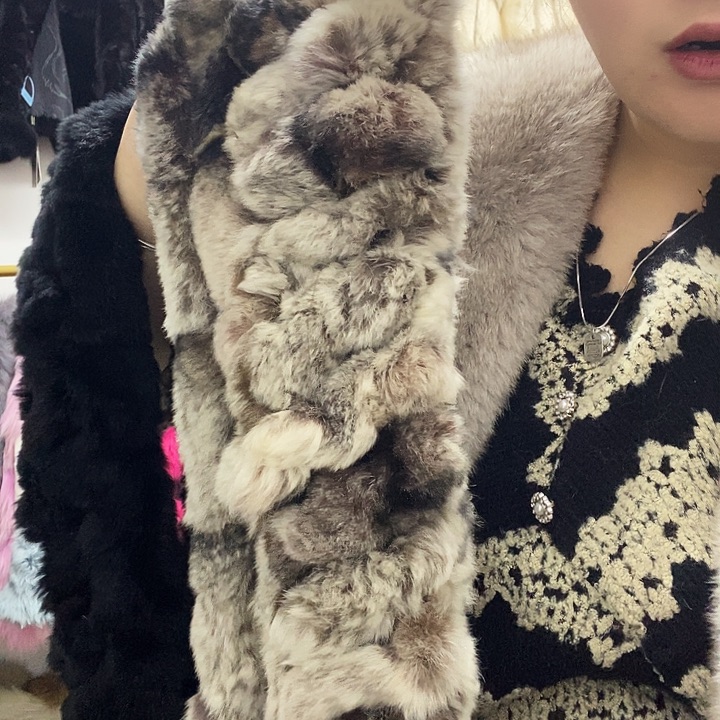 三醋酯纤维围巾1256