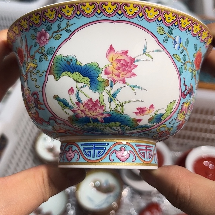 陶摆件景德镇主人杯呢12333