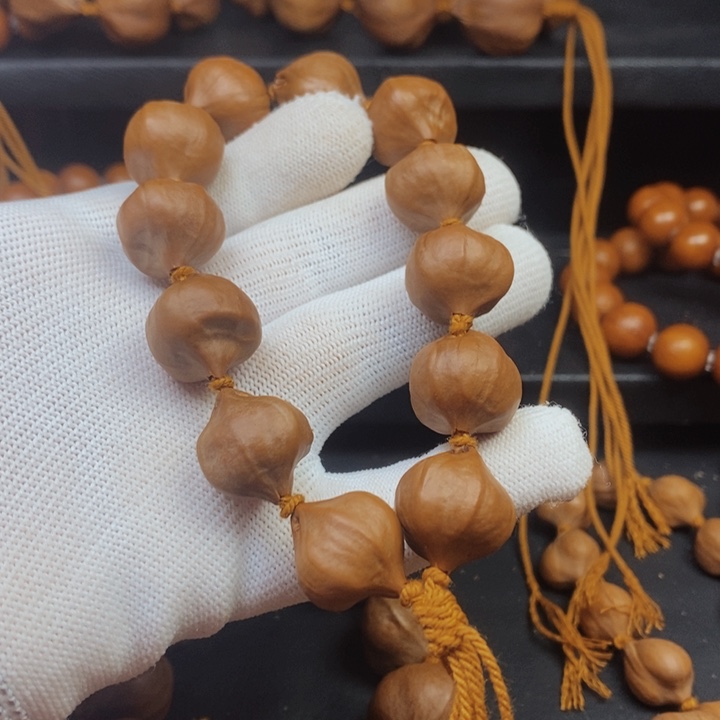 橄榄核手串/手链1.7蒜头核09