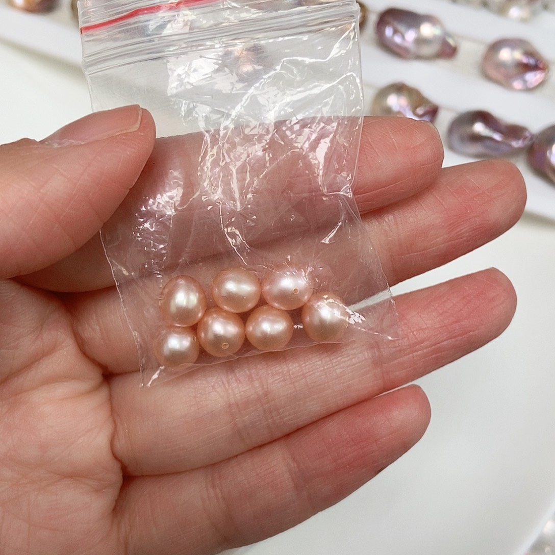 银S925镶嵌耳饰淡水珍珠