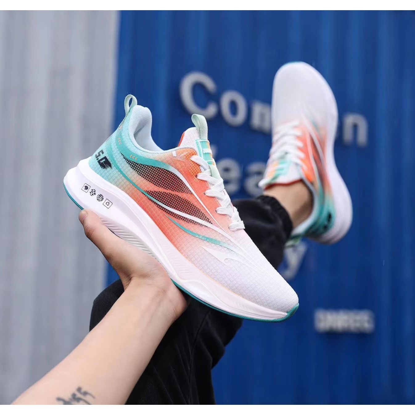 （崔万志）90天质保步步高男女同款秋季跑步鞋加厚软底透气跑鞋舒适