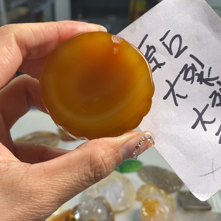 玛瑙/玉髓吊坠(不含链)未镶嵌