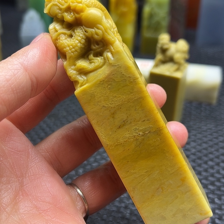 正***言青田石印章石印章石