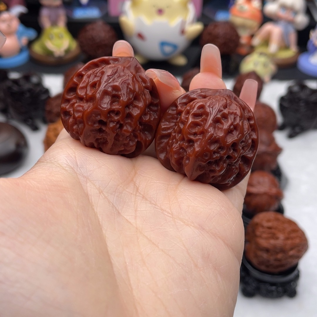 文玩核桃吊坠34密纹