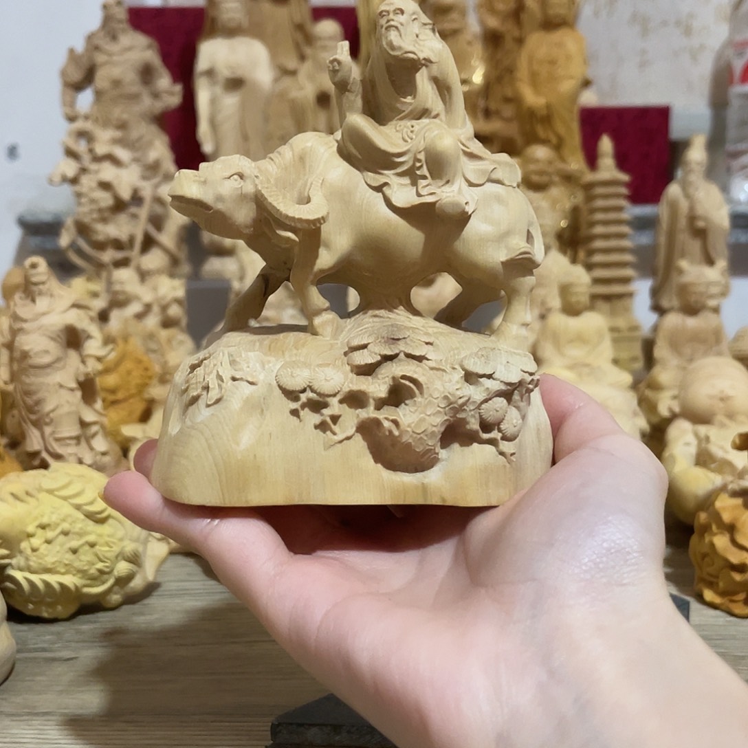 黄杨木小叶黄杨木老子摆件树结多