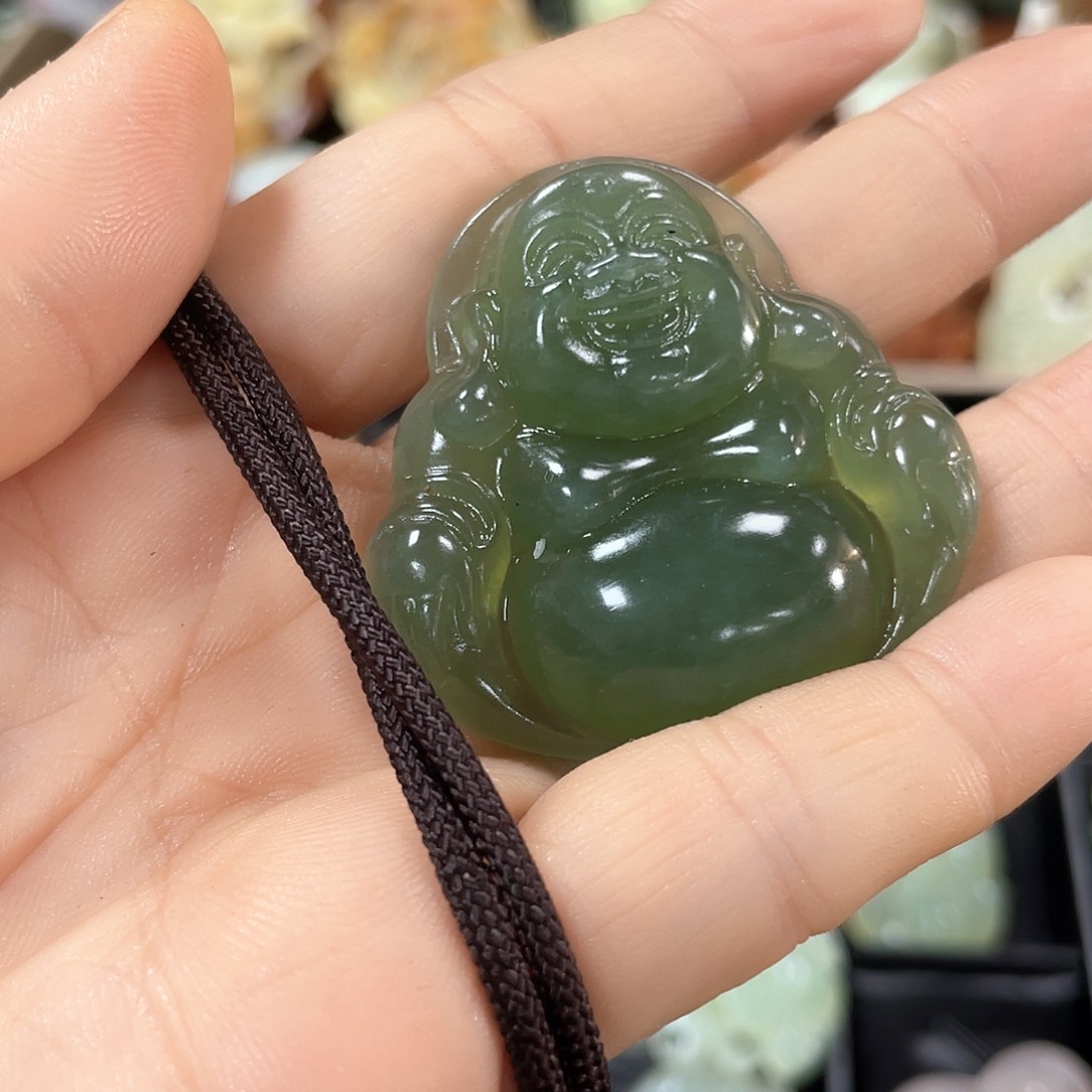 蛇纹石玉颈饰未镶嵌别***我