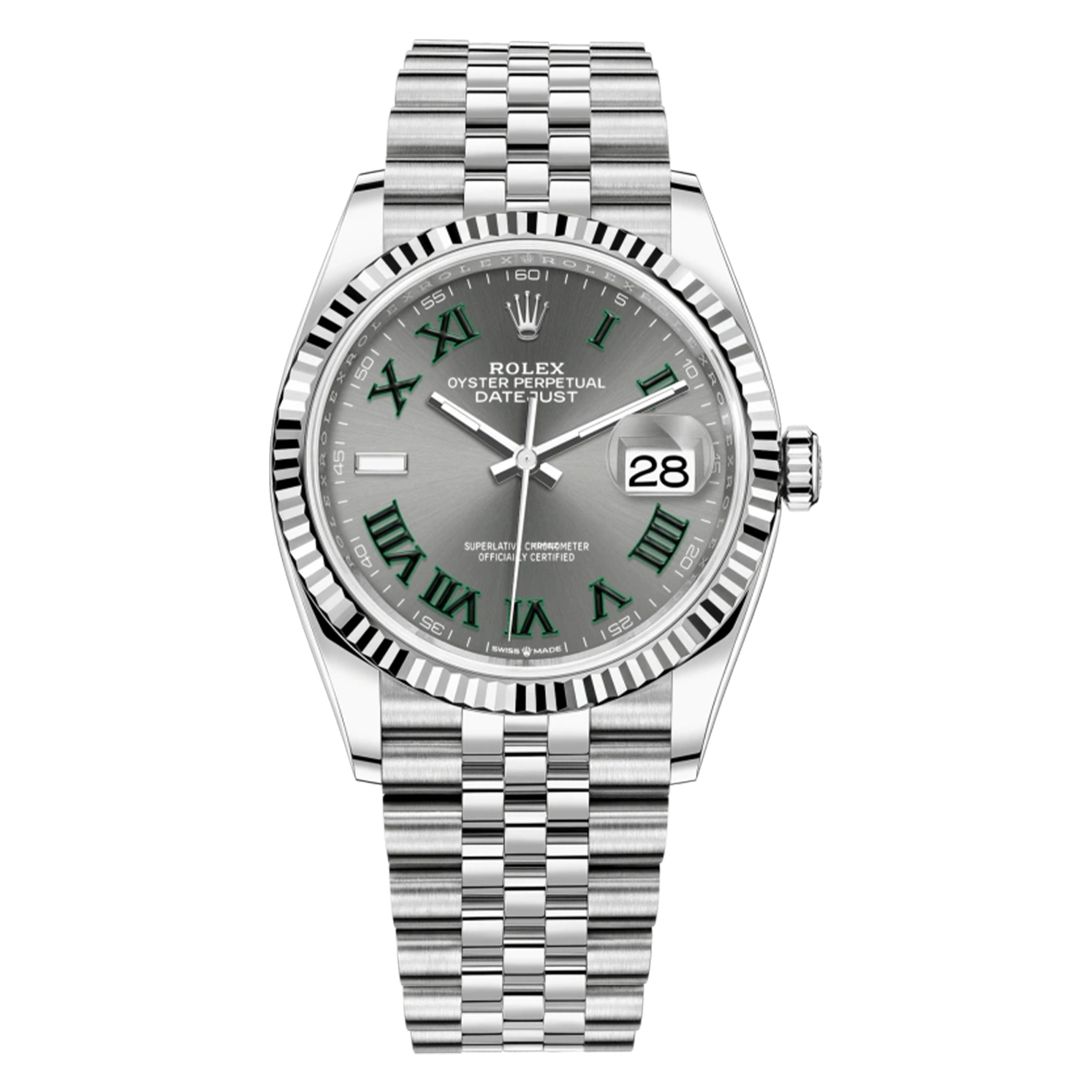 未使用 Rolex/劳力士 /126234灰绿罗/36mm