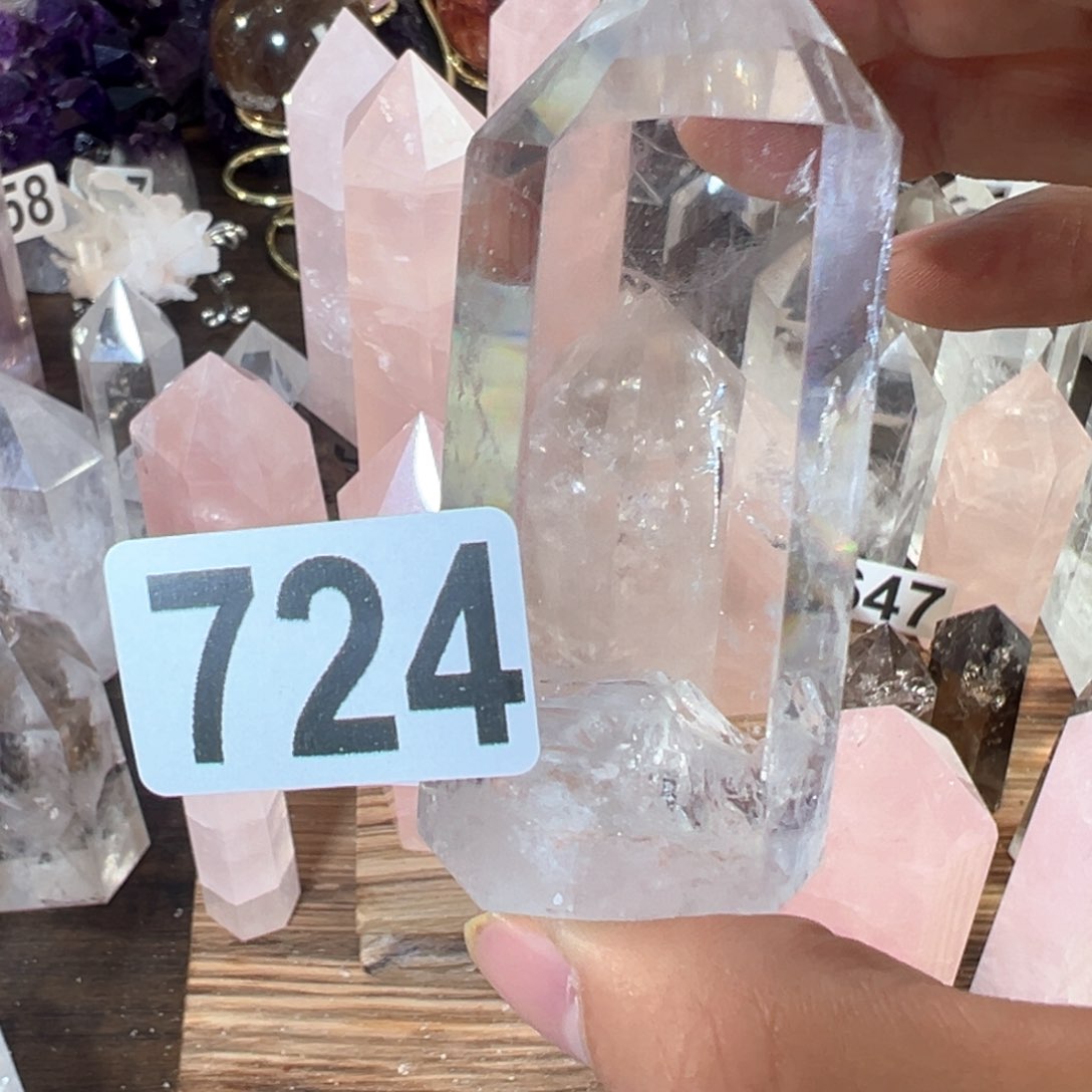 水晶天然水晶，默认微瑕未镶嵌