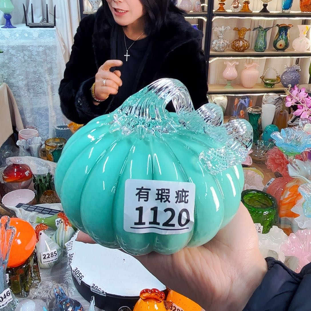 @***当1120 家悦美居琉璃摆件瑕疵