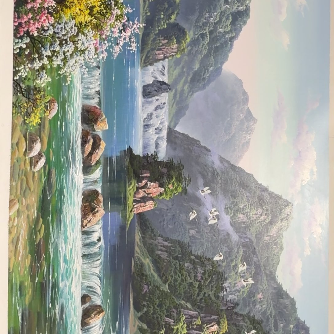 油画我的手机快没有话