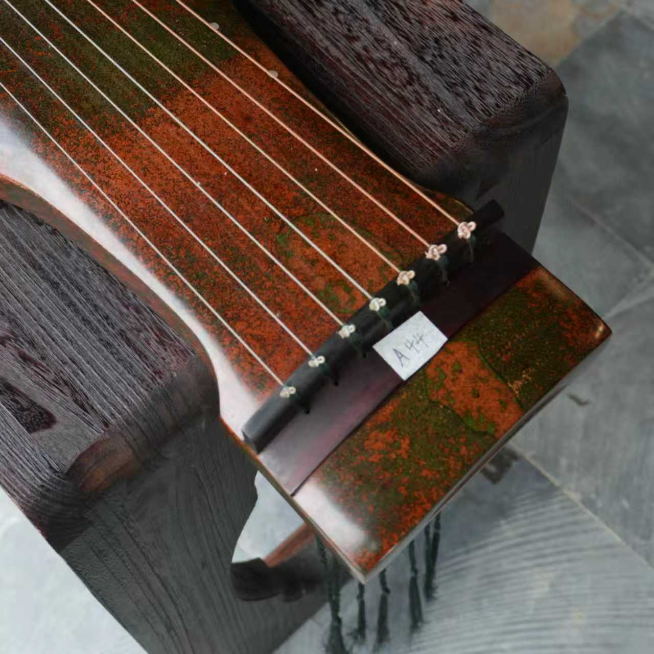 A44-李老师甄选（手工生漆八宝灰胎仲尼式）古琴 