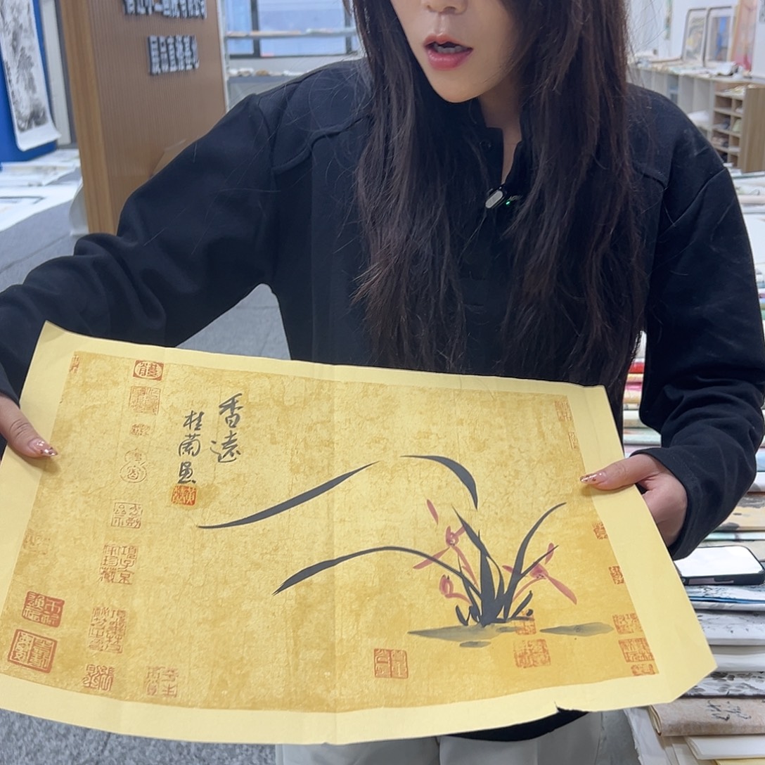 国画国画作品纯手工