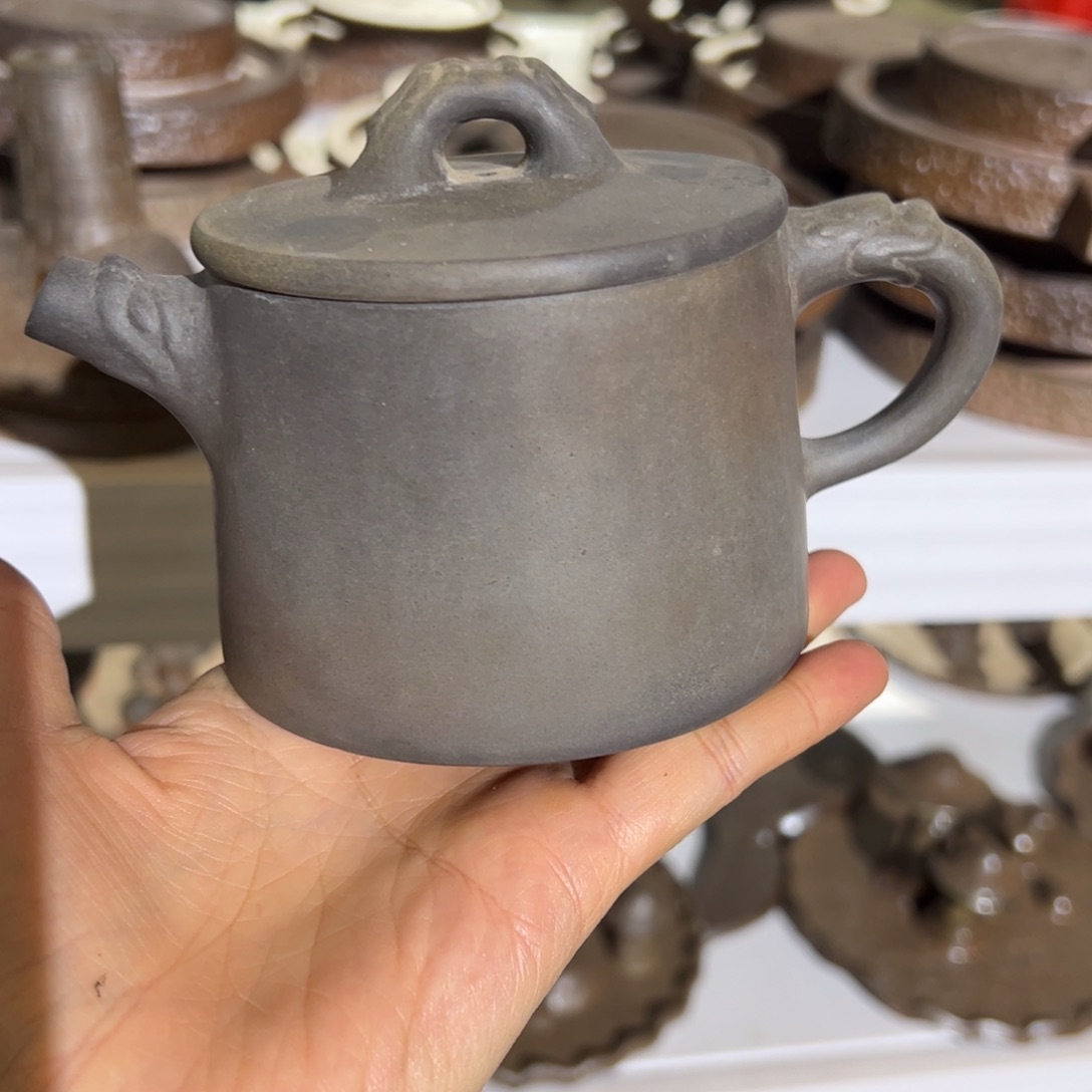 贵台龙窑柴烧茶壶115