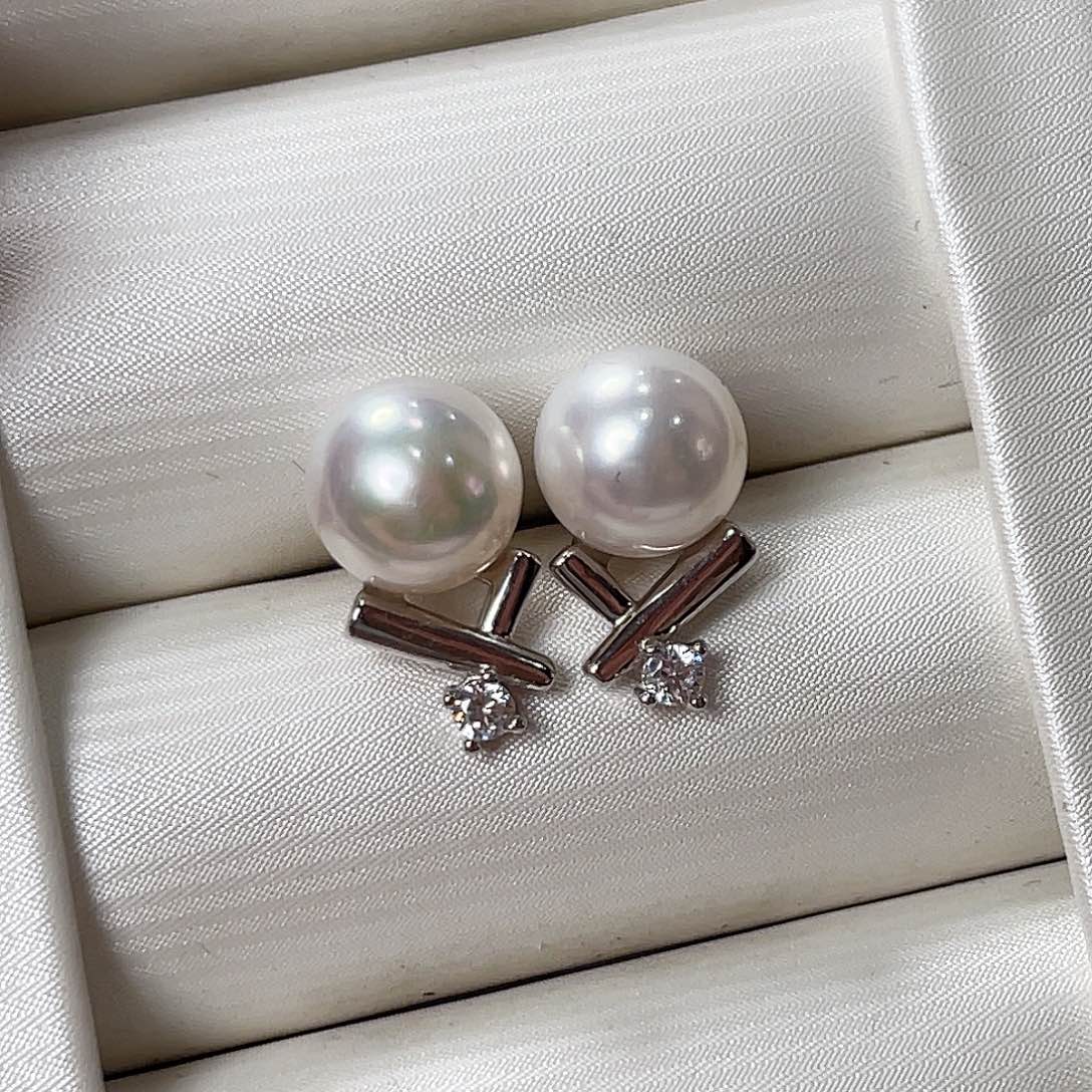 淡水珍珠戒指银S925镶嵌