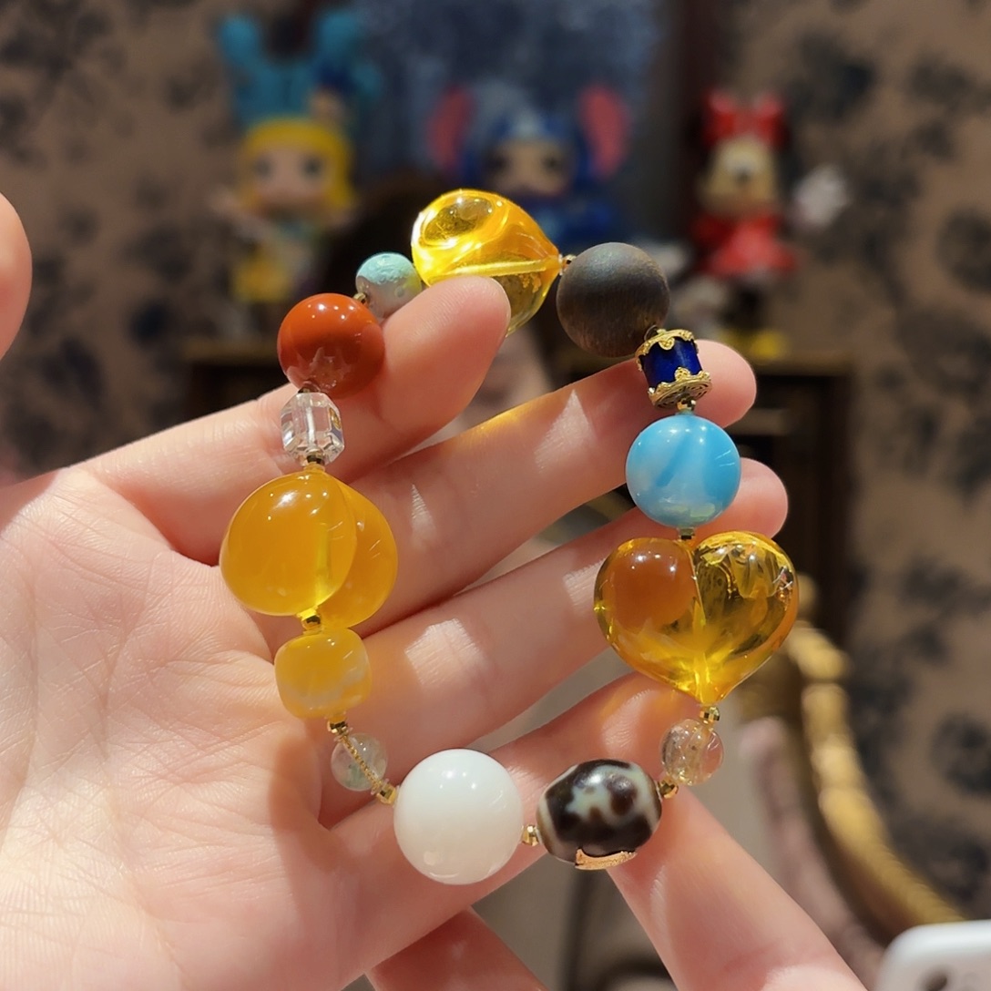 手链蜜蜡未镶嵌手串