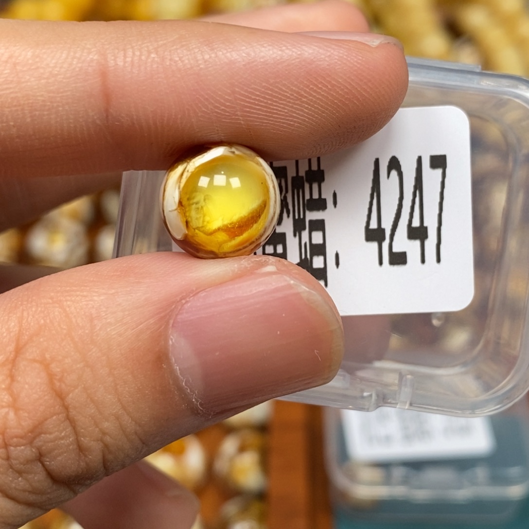 蜜蜡未镶嵌珠宝奇石4247