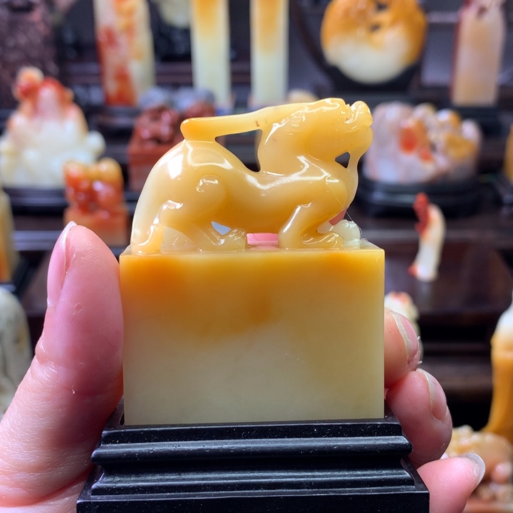 寿山石印石寿山石汶洋