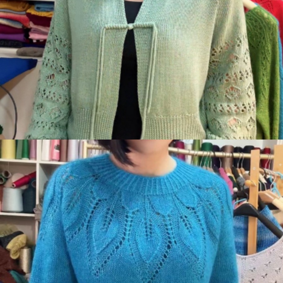 中式小开衫   白茶   两款合集