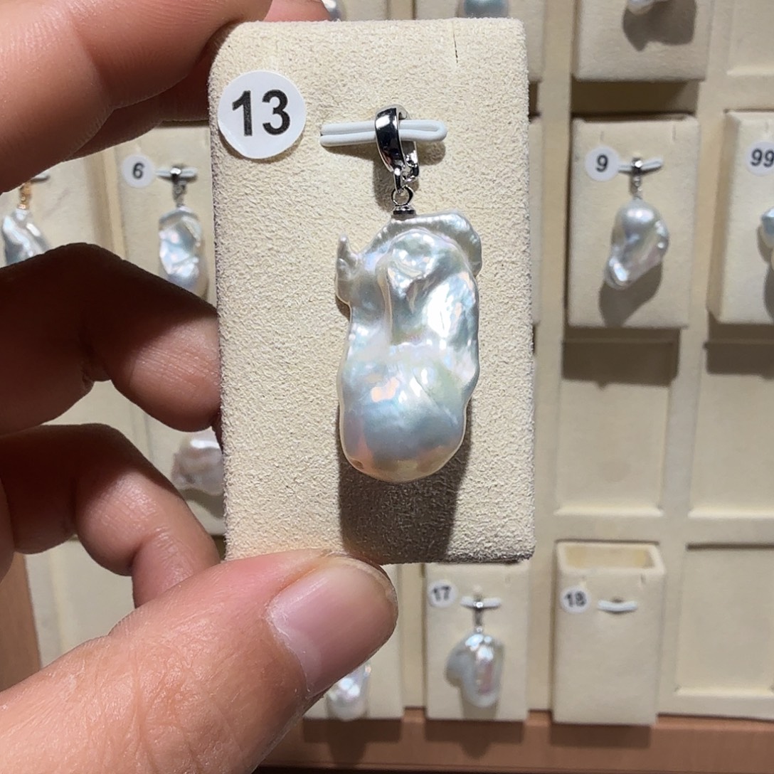 吊坠(不含链)合金淡水珍珠
