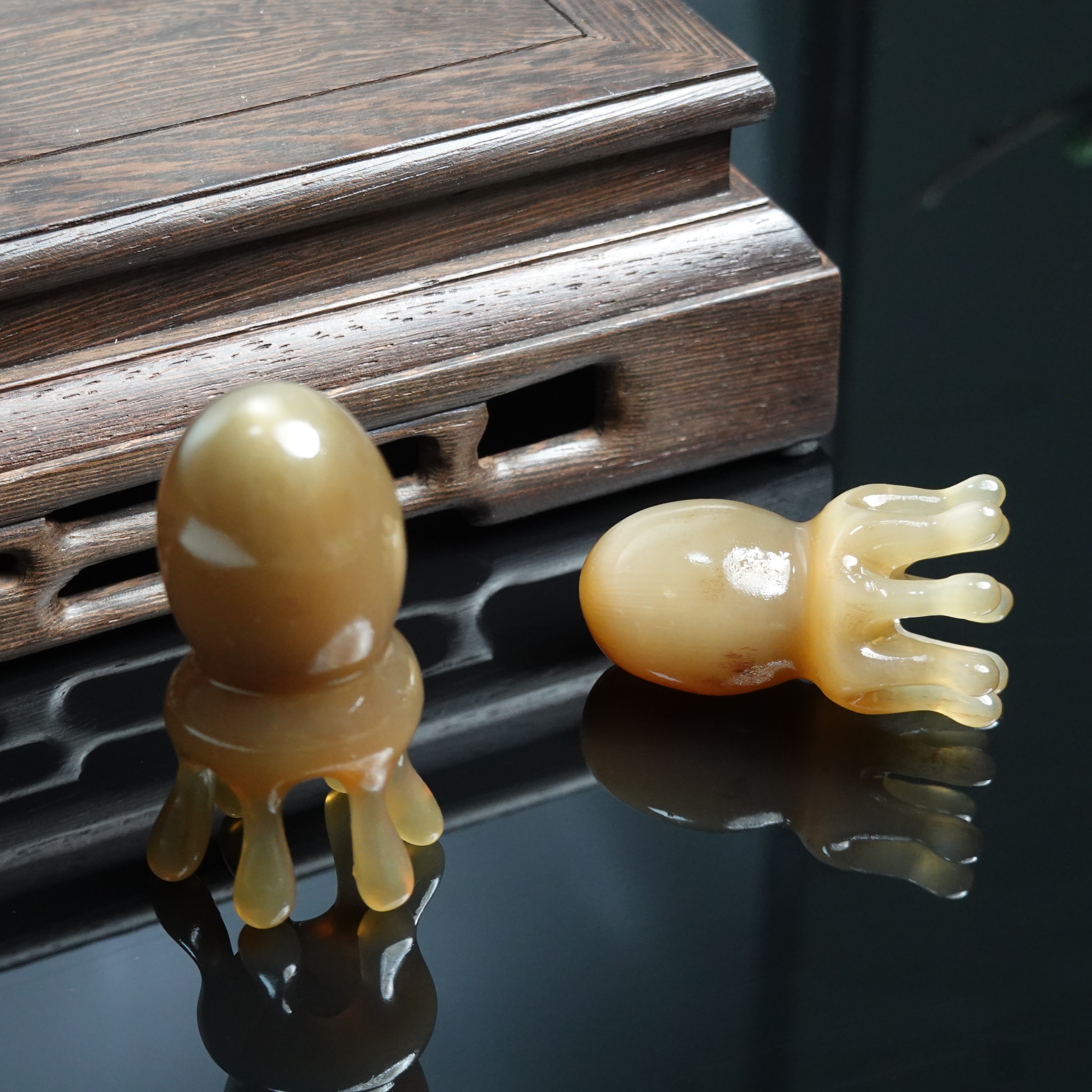 天然白水牛角材质牛角梳