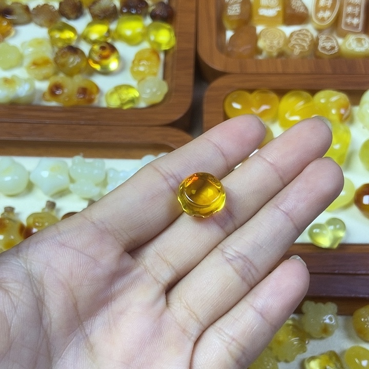 橄榄核吊坠蜂蜜罐133