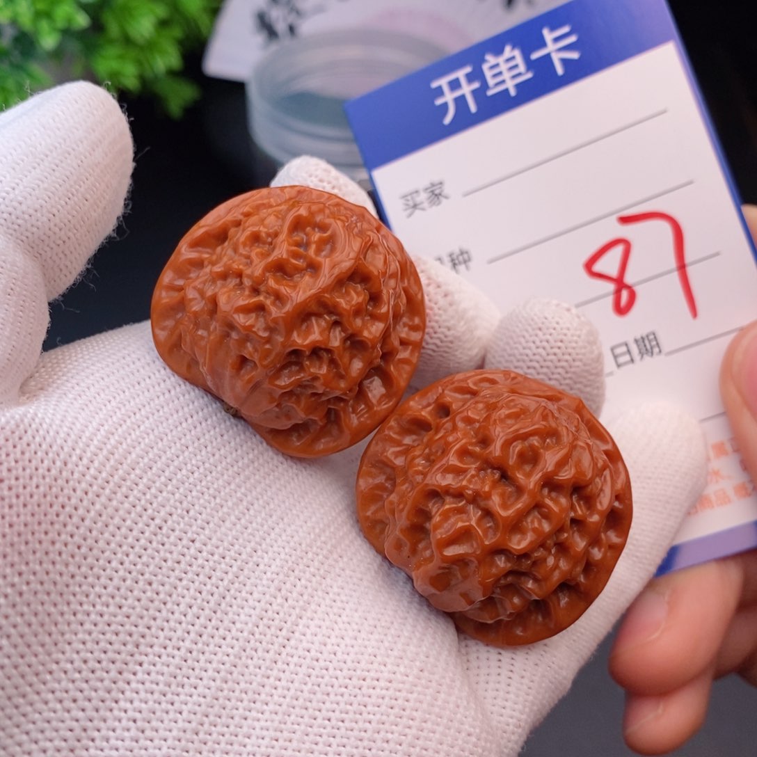 文玩核桃把件35瓷娃娃87