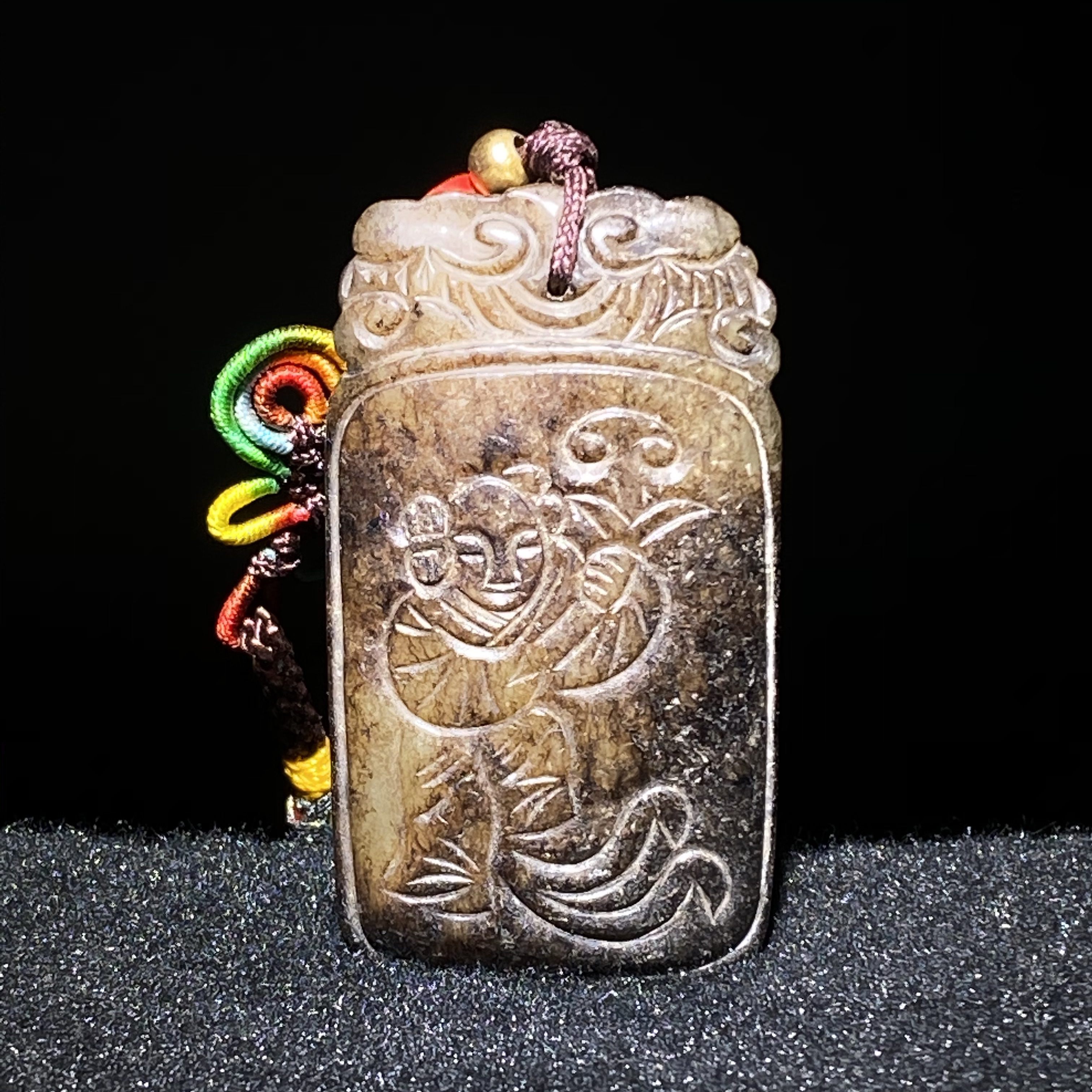 臻藏（8a）和田玉童子玉牌2501010004