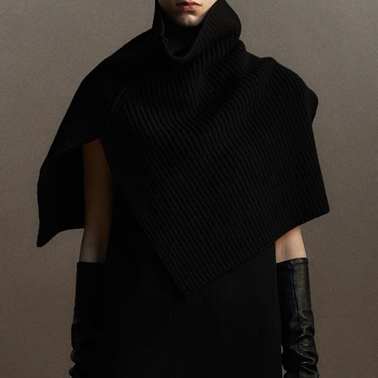 07517简约保暖休闲不掉色百搭针织披肩