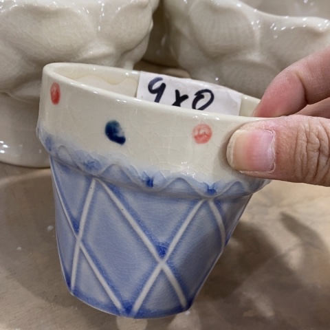 陶瓷冰淇淋紫色11223333