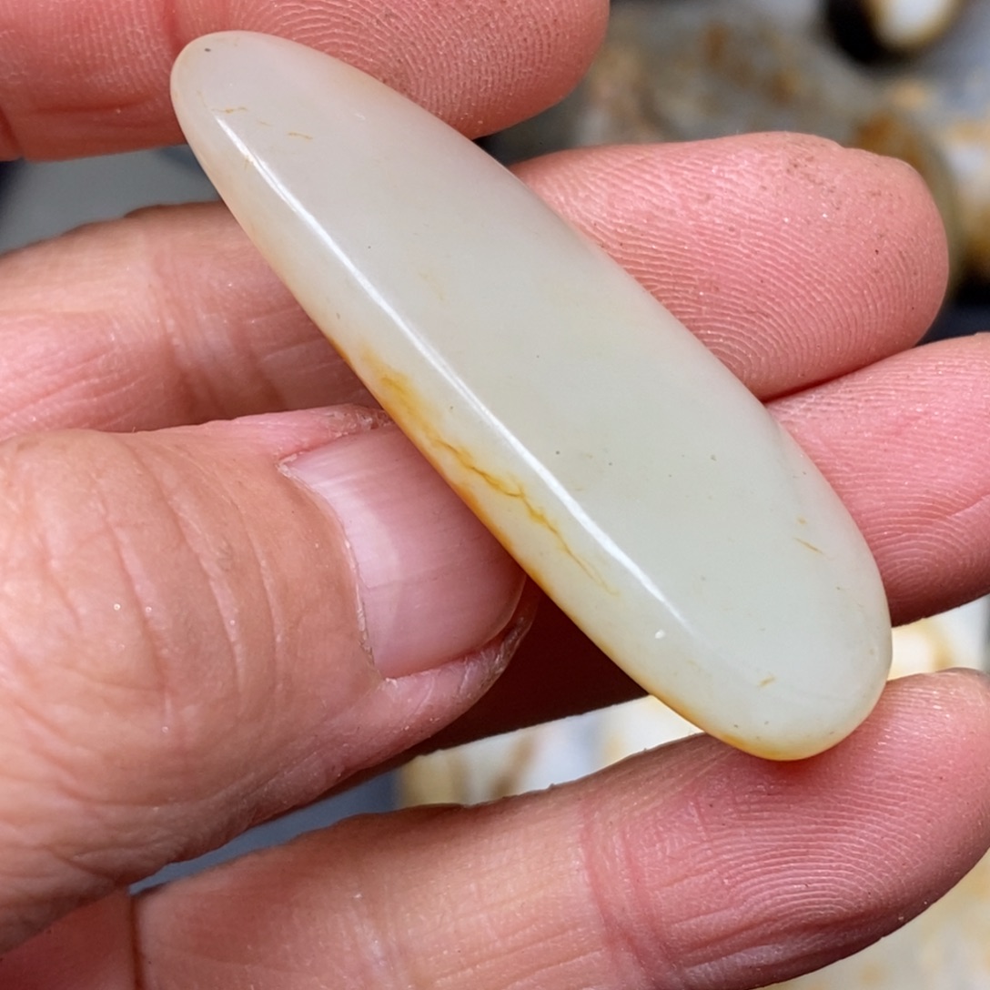 和田玉挂件银S925镀金镶嵌