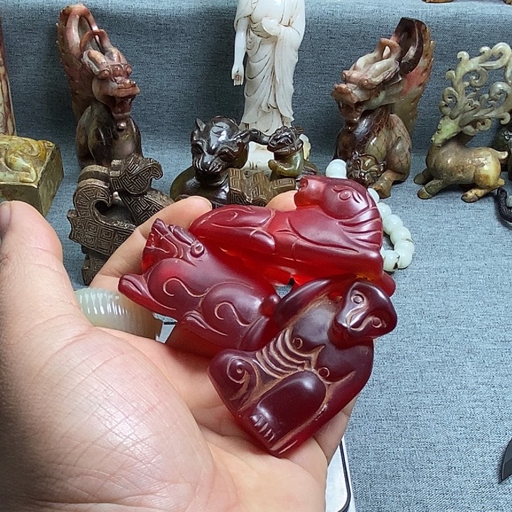 用***6和田玉未镶嵌挂件