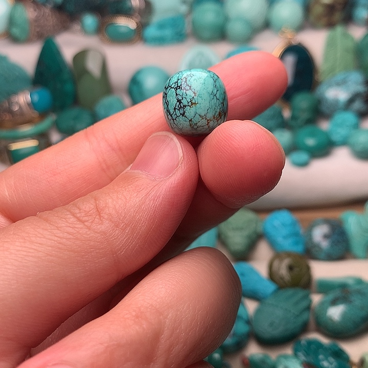 绿松石未镶嵌隔珠D****y