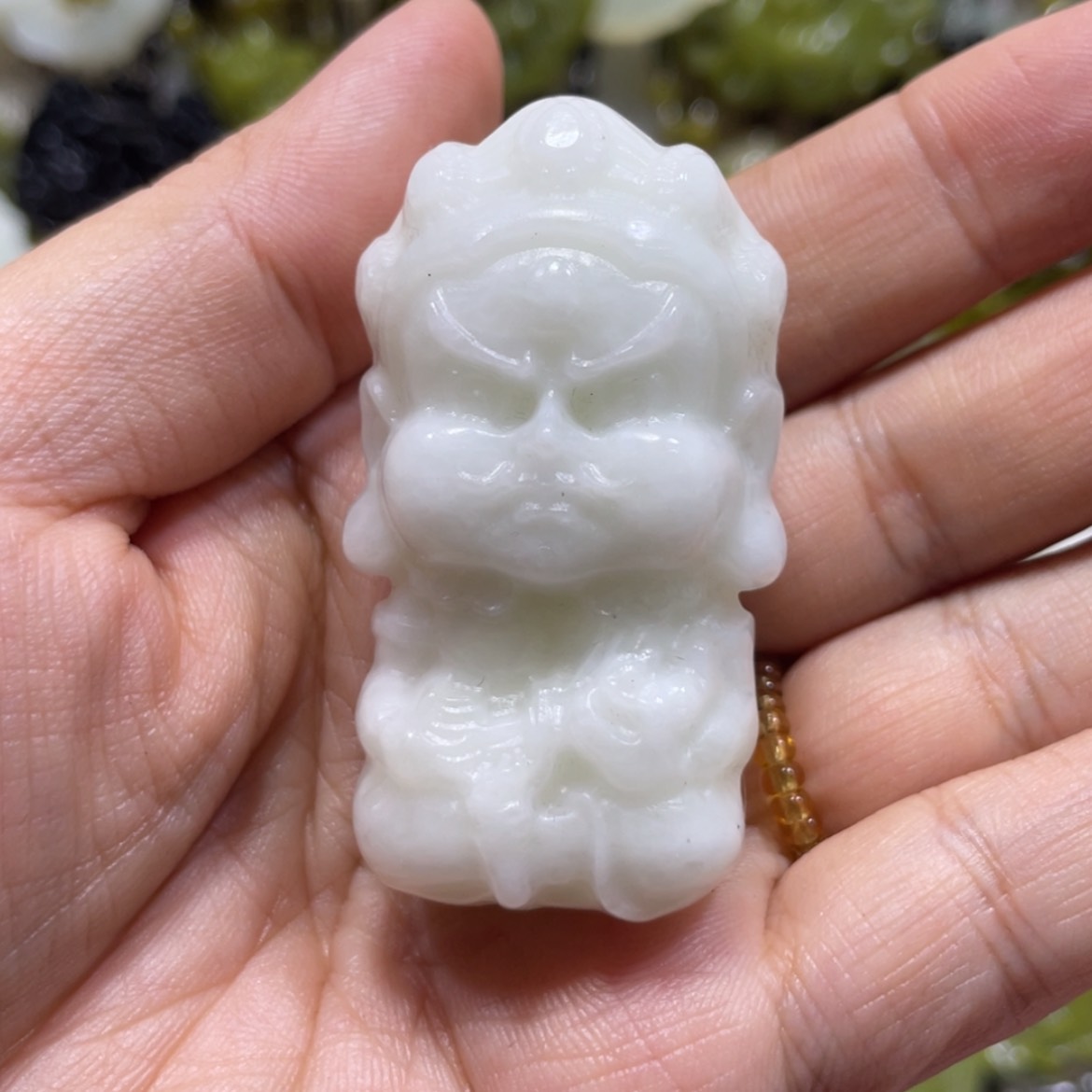 【闪购商品】岫玉颈饰未镶嵌57手把