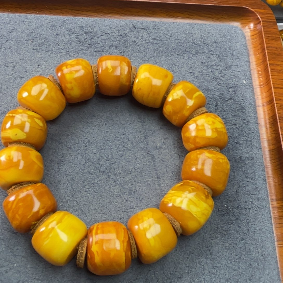 蜜蜡未镶嵌吊坠(不含链)