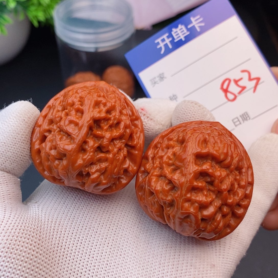 文玩核桃把件40凤凰台853