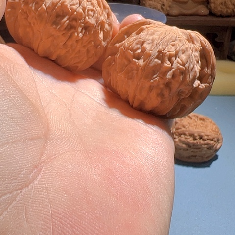 文玩核桃把件蝴蝶磨41.5