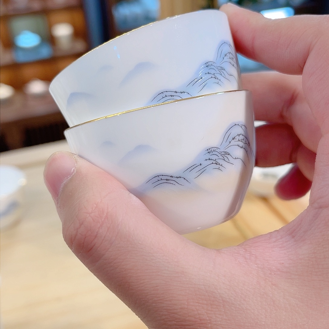 杯羊脂玉瓷羊脂玉瓷 