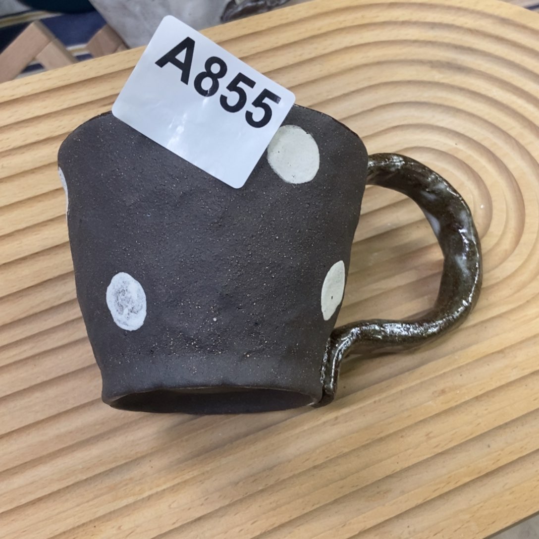 陶瓷手捏把手咖啡杯855