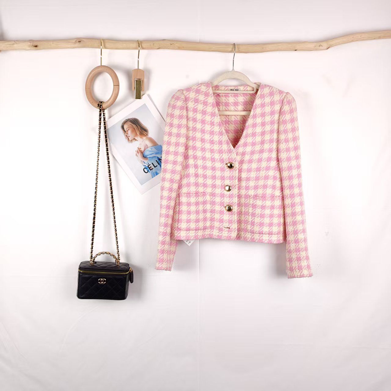 99新 MIU MIU/缪缪  海囤J/缪缪上衣/40码/bx60752