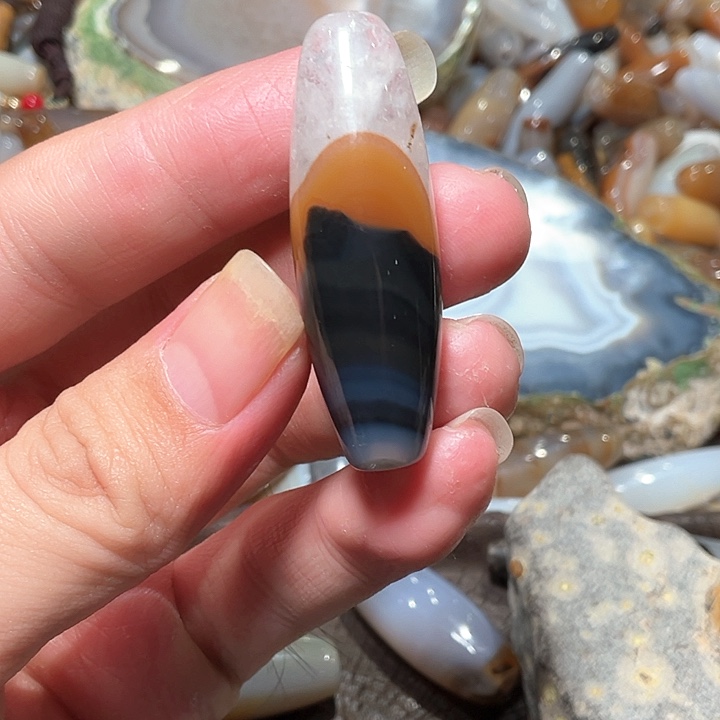 玛瑙/玉髓吊坠(不含链)未镶嵌